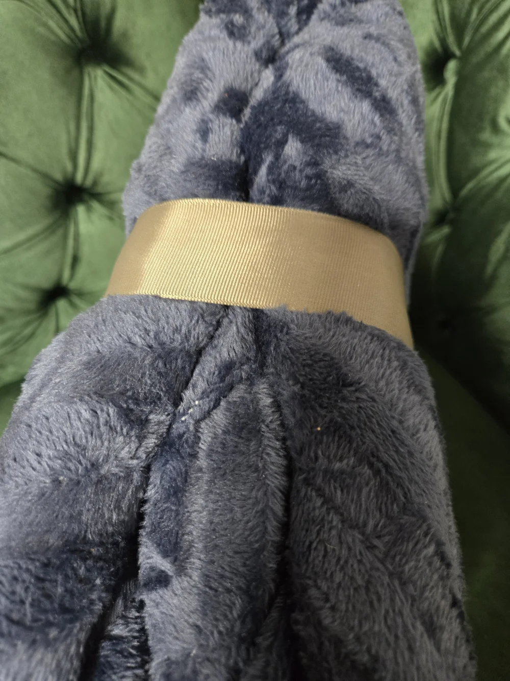 Expressions Embossed Velvet Throw - Navy Blue FREE With Purchase Of Two Items